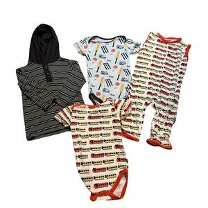 ✨‎ Kickee Pants 18–24M Bundle • 2 Onesies + Jumper + Hooded Tee ✨